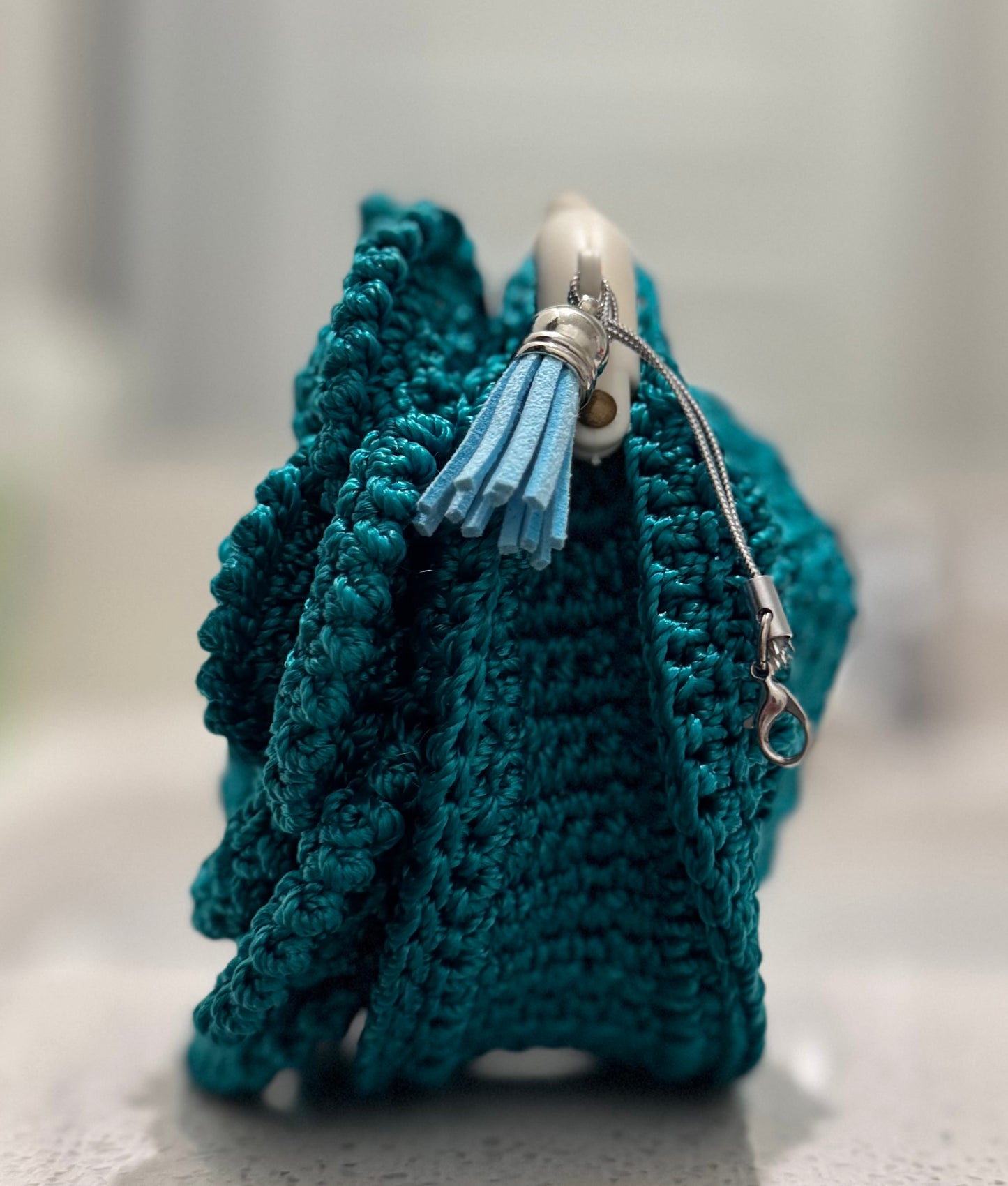 Crochet Flower Kisslock Coin Purse