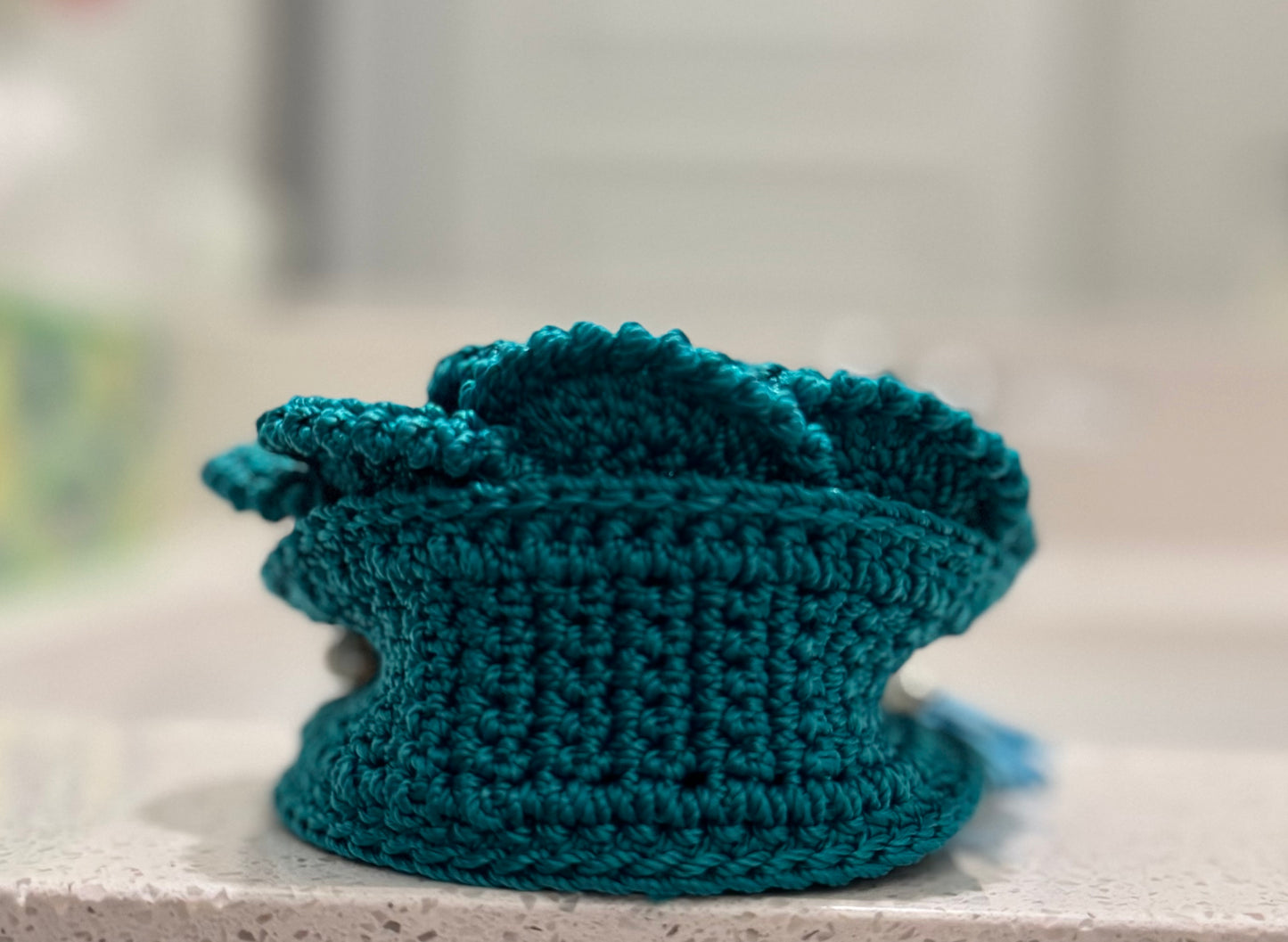 Crochet Flower Kisslock Coin Purse